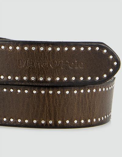Marc O'Polo Ledergürtel Mit Nietenbesatz