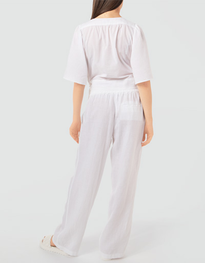 Marc O'Polo Leinenhose Mit Elastikbund