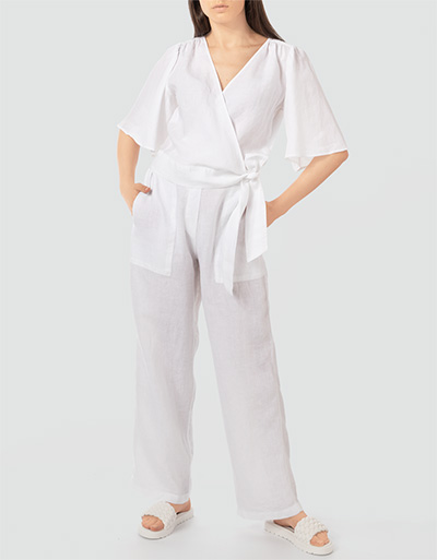 Marc O'Polo Leinenhose mit Elastikbund