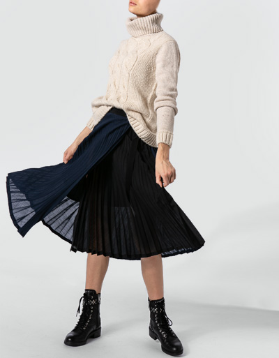 Marc O'Polo Plisseerock Mit Wollanteil