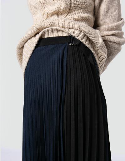 Marc O'Polo Plisseerock Mit Wollanteil