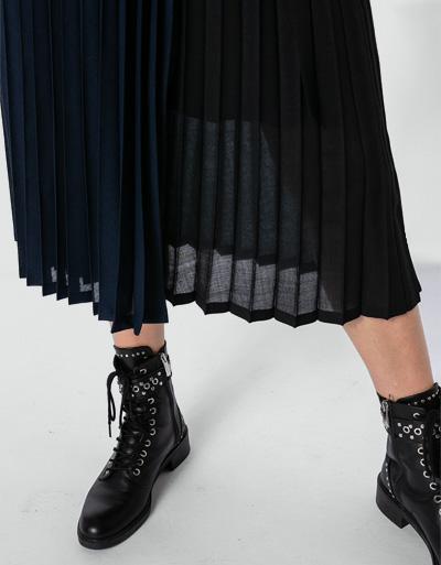 Marc O'Polo Plisseerock Mit Wollanteil