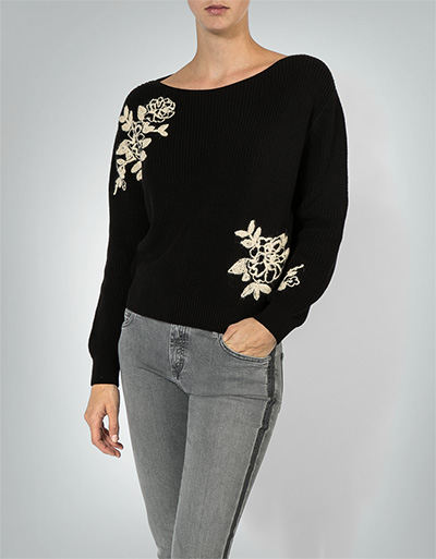 Marc O'Polo Pullover mit Blumenapplikation