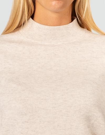 Marc O'Polo Stehkragenpullover Mit Schurwolle