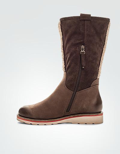 Marc O'Polo Stiefel Nubuk-Velours Dunkelbraun