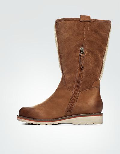 Marc O'Polo Stiefel Nubuk-Velours Hellbraun