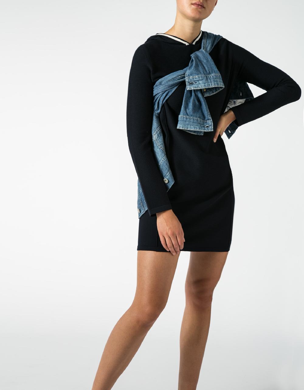 Marc O'Polo Strickkleid Mit Kapuze