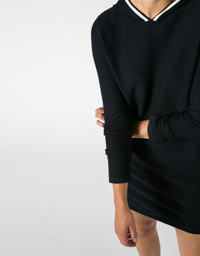 Marc O'Polo Strickkleid Mit Kapuze