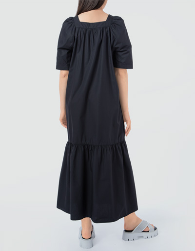 Marc O'Polo Stufenkleid Mit Eckigen Ausschnitt