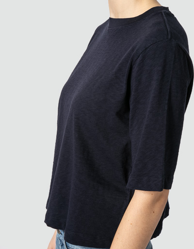 Marc O'Polo T-Shirt Mit Breitem Bündchen