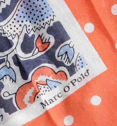 Marc O'Polo Tuch Baumwolle Rot-blau