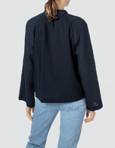 Marc O'Polo Tunikabluse Im Material-Mix