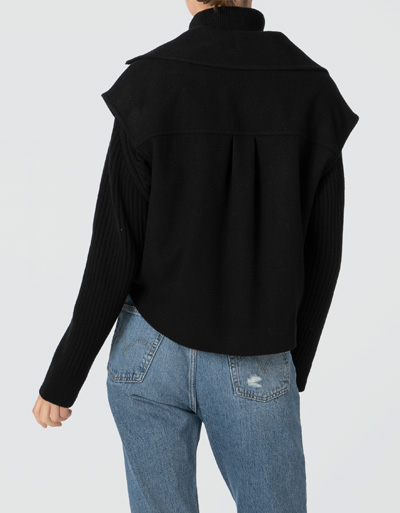 Marc O'Polo Weste Im Schurwoll Mix