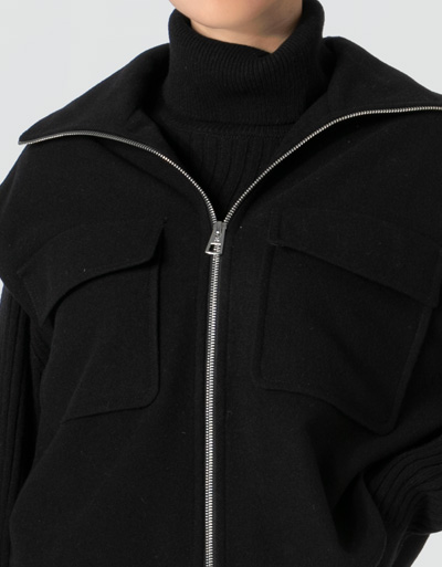 Marc O'Polo Weste Im Schurwoll Mix