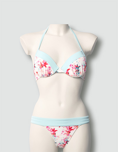 Tommy Hilfiger Neckholder-Bikini im floralen Dessin