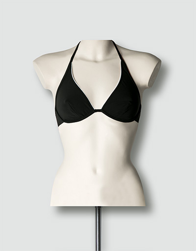 Schiesser Neckholder-Bikinioberteil im Maritim-Look