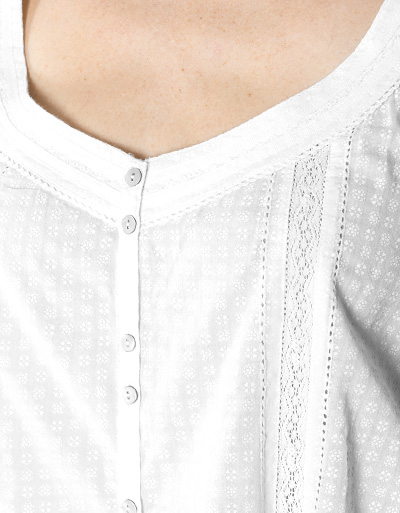 Pepe Jeans Bluse Im Vintage-Look