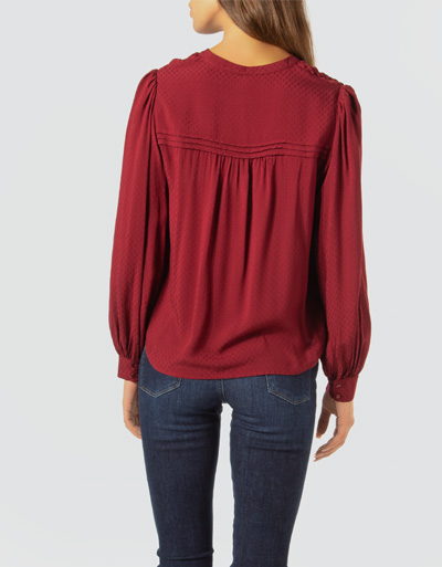 Pepe Jeans Bluse In Feiner Dobby-Qualität