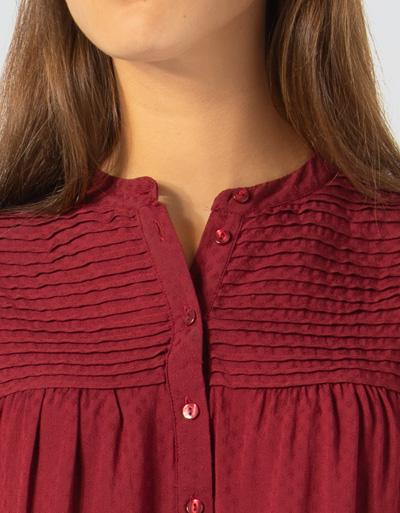 Pepe Jeans Bluse In Feiner Dobby-Qualität