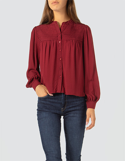 Pepe Jeans Bluse in feiner Dobby-Qualität