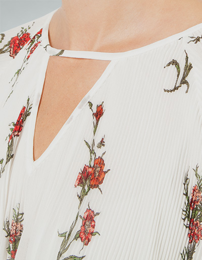 Pepe Jeans Bluse Mit Plisee