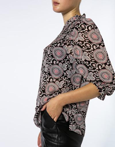 Pepe Jeans Bluse Mit Retro-Muster