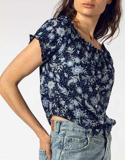 Pepe Jeans Bluse Mit Rüschen