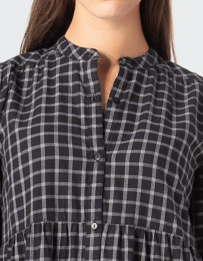 Pepe Jeans Geknöpftes Kleid Mit Stufensaum