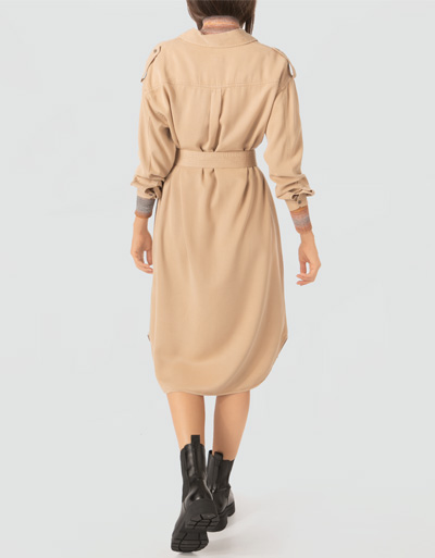 Pepe Jeans Hemdblusenkleid Im Utility Look