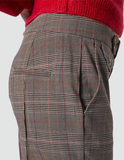 Pepe Jeans Hose Im Glencheck-Dessin