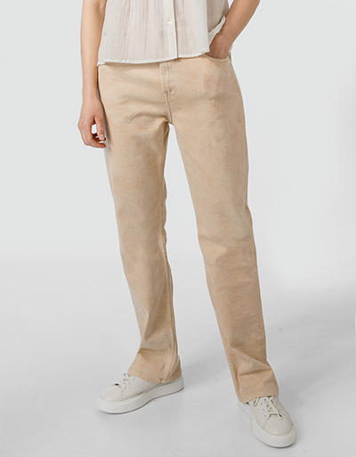 Pepe Jeans Hose Robyn Earth im Batik Look