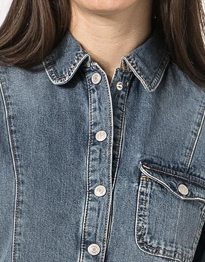 Pepe Jeans Jeanskleid Mit Kurzer Knopfleiste