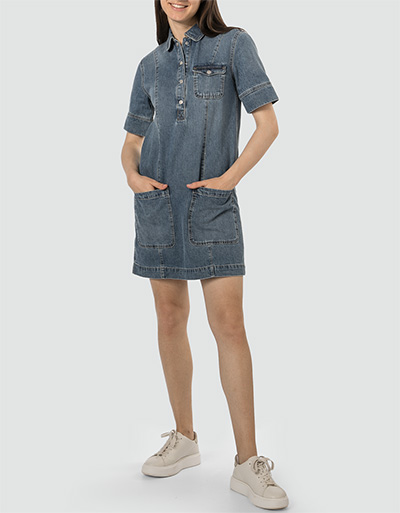Pepe Jeans Jeanskleid mit kurzer Knopfleiste