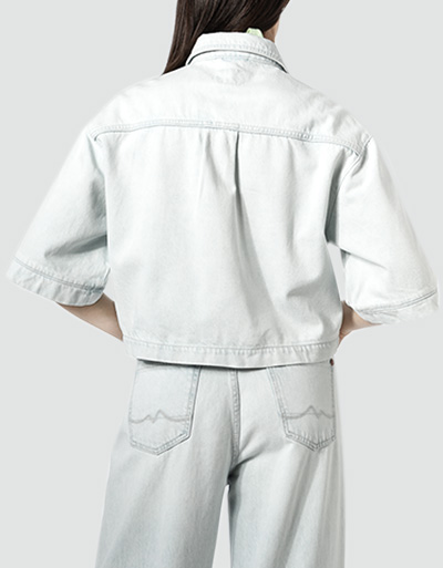 Pepe Jeans Kurze Jeansjacke In Heller Waschung