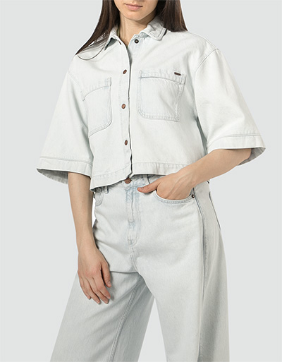 Pepe Jeans Kurze Jeansjacke in heller Waschung