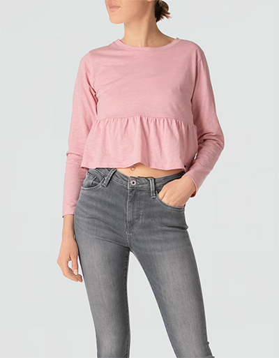 Pepe Jeans Longsleeve mit Knopfleiste im Rückteil