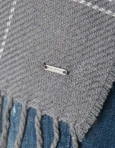 Pepe Jeans Poncho Im Karo-Look