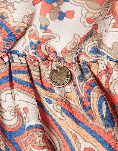 Pepe Jeans Vokuhila-Kleid Mit Ornamente-Print