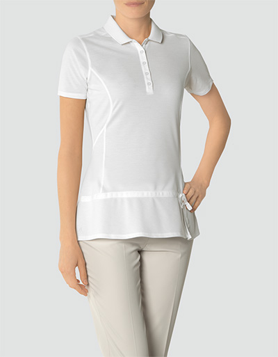adidas Golf Polo-Shirt mit weitenregulierbarem Schößchen