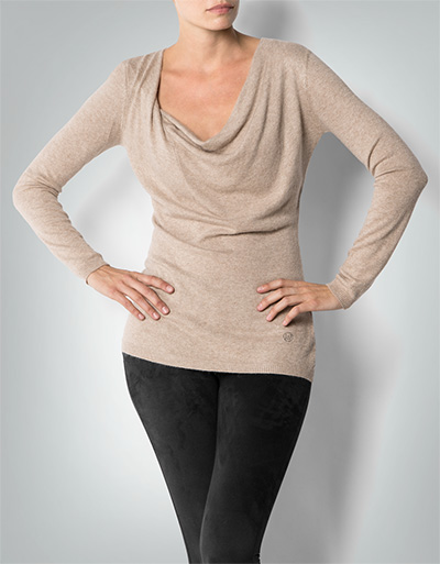 LIU JO Pullover mit asymmetrischem Wasserfallausschnitt