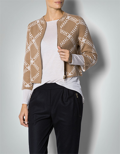 RENÉ LEZARD Cardigan aus Doppelgewebe