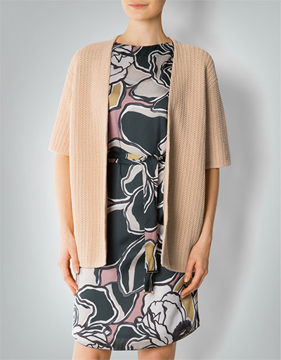 RENÉ LEZARD Grobstick-Cardigan aus Baumwolle