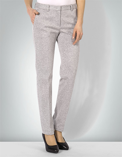 RENÉ LEZARD Jerseyhose mit Lurex-Nadelstreifen