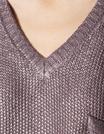 RENÉ LEZARD Pullover Mit Metallic-Finish