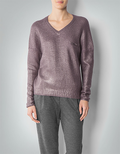 RENÉ LEZARD Pullover mit Metallic-Finish