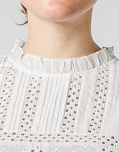 Replay Bluse Mit Lochstickerei