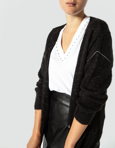 Replay Cardigan Mit Glanzeffekt