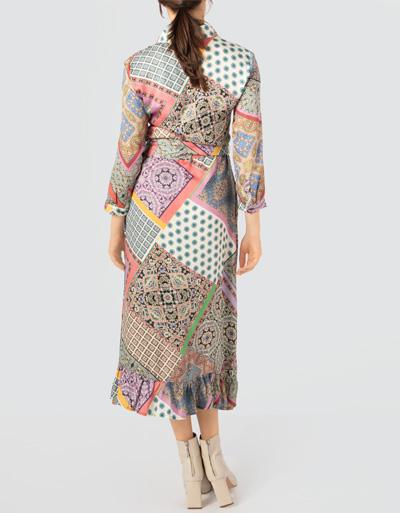 Replay Fließendes Hemdblusenkleid