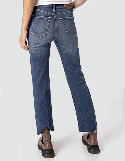 Replay Jeans Mit Fransensaum