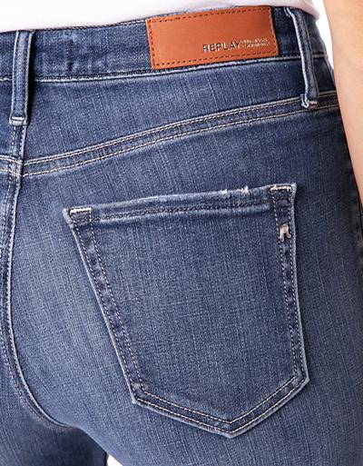 Replay Jeans Mit Fransensaum